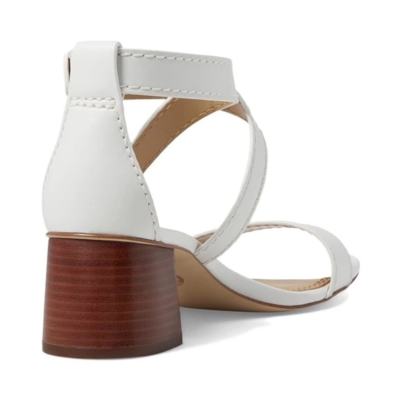*NEW* Michael Michael Kors White Leather Ashton Sandal Size 7 A26 - Picture 3 of 14